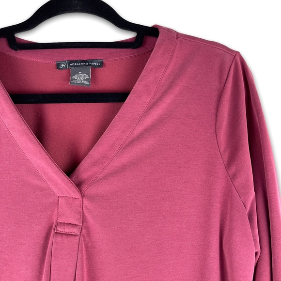 V-Neck Blouse Size Medium | Adrianna Papell - Picture 2 of 7
